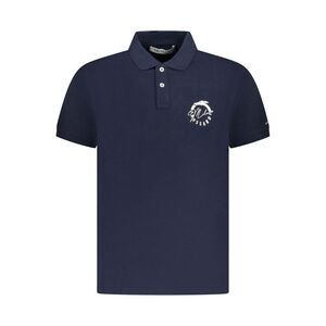 Trussardi Blu Cotton Men Men's Polo